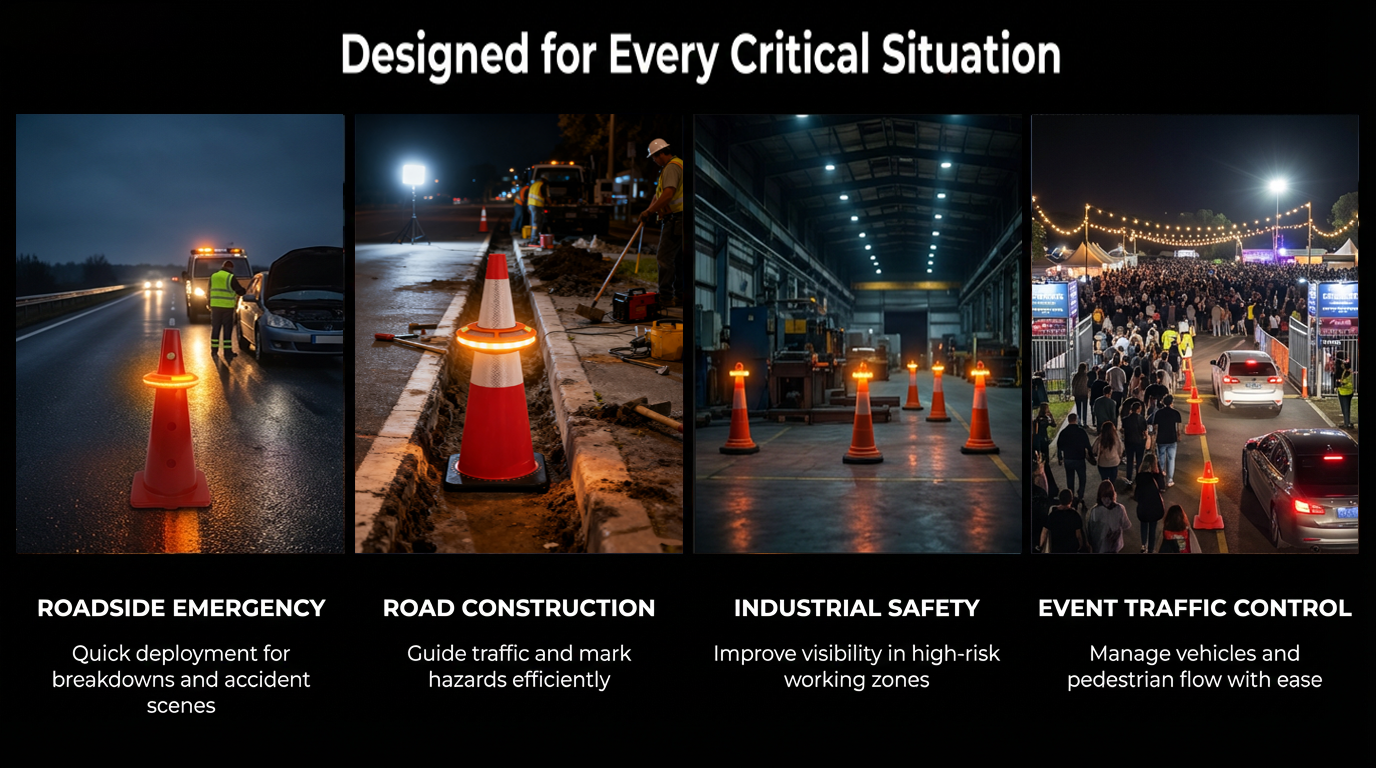 TOWMAN® LED CONE RING WARNING LIGHT