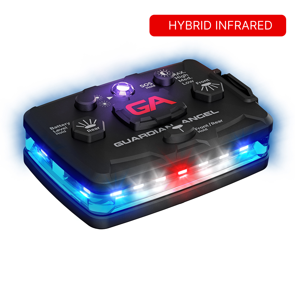Guardian Angel Elite Series Infrared Hybrid Blue/Blue wearable safety light