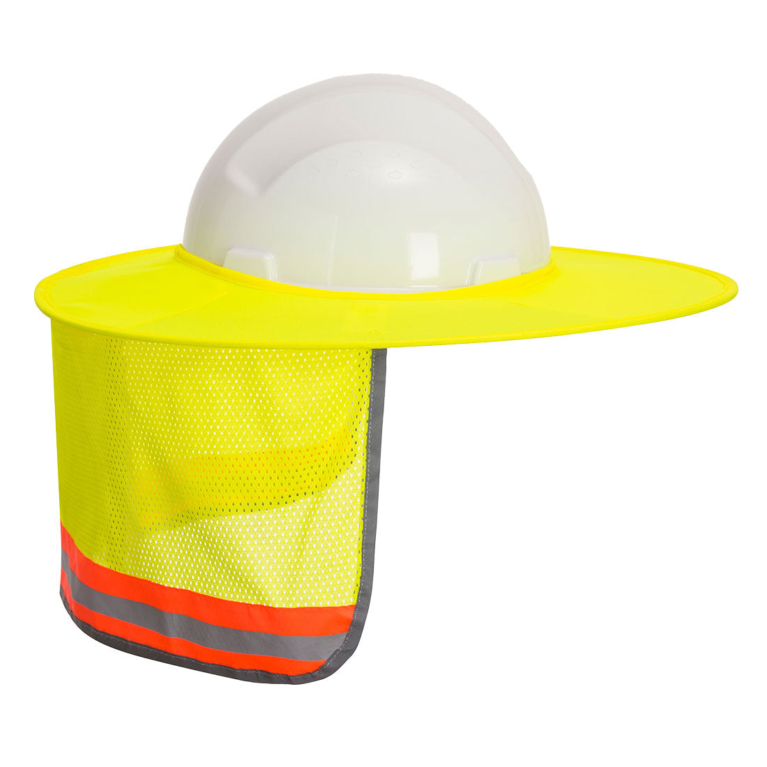 Portwest HA20 Hi-Vis Mesh Sun Shield - Yellow, front