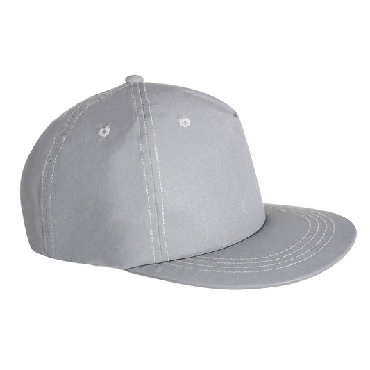 Portwest HB11 Reflective Baseball Cap - Silver, front
