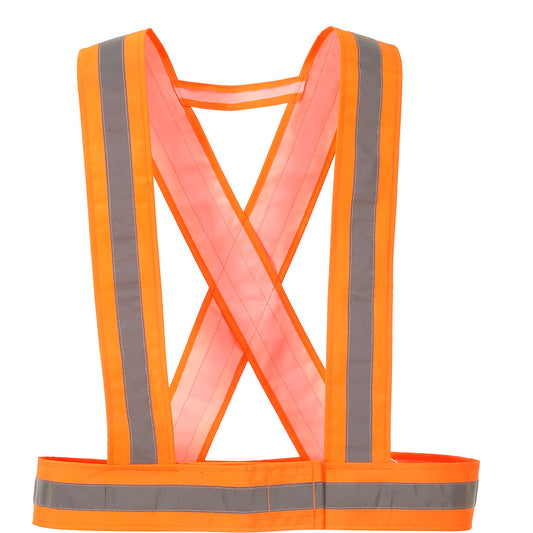 Portwest HV55 Hi-Vis Strap - Orange, front