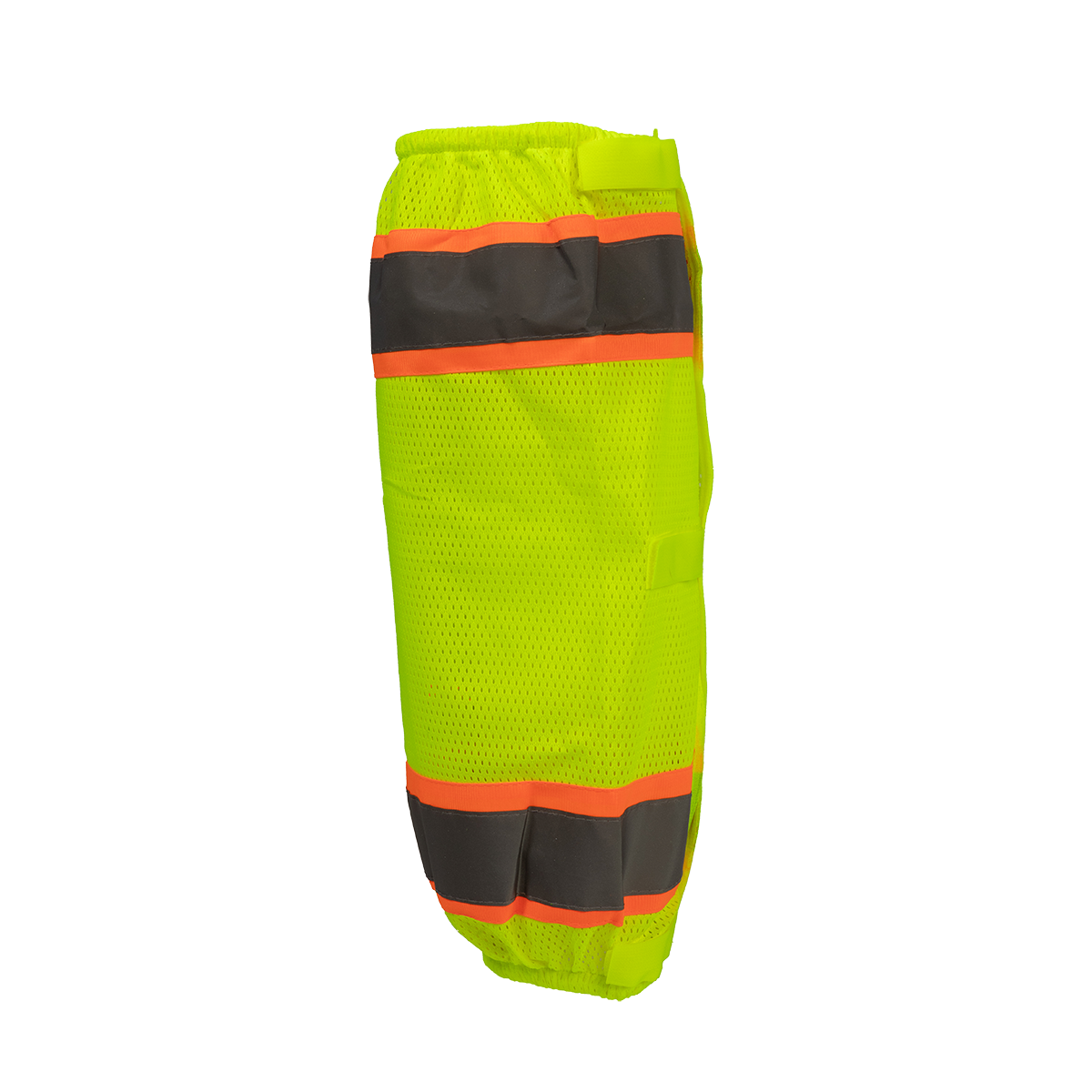 Petra Roc LMGO-CE ANSI Class E Mesh Reflective Leggings / Gaiters with Orange Contrast - Lime/Orange