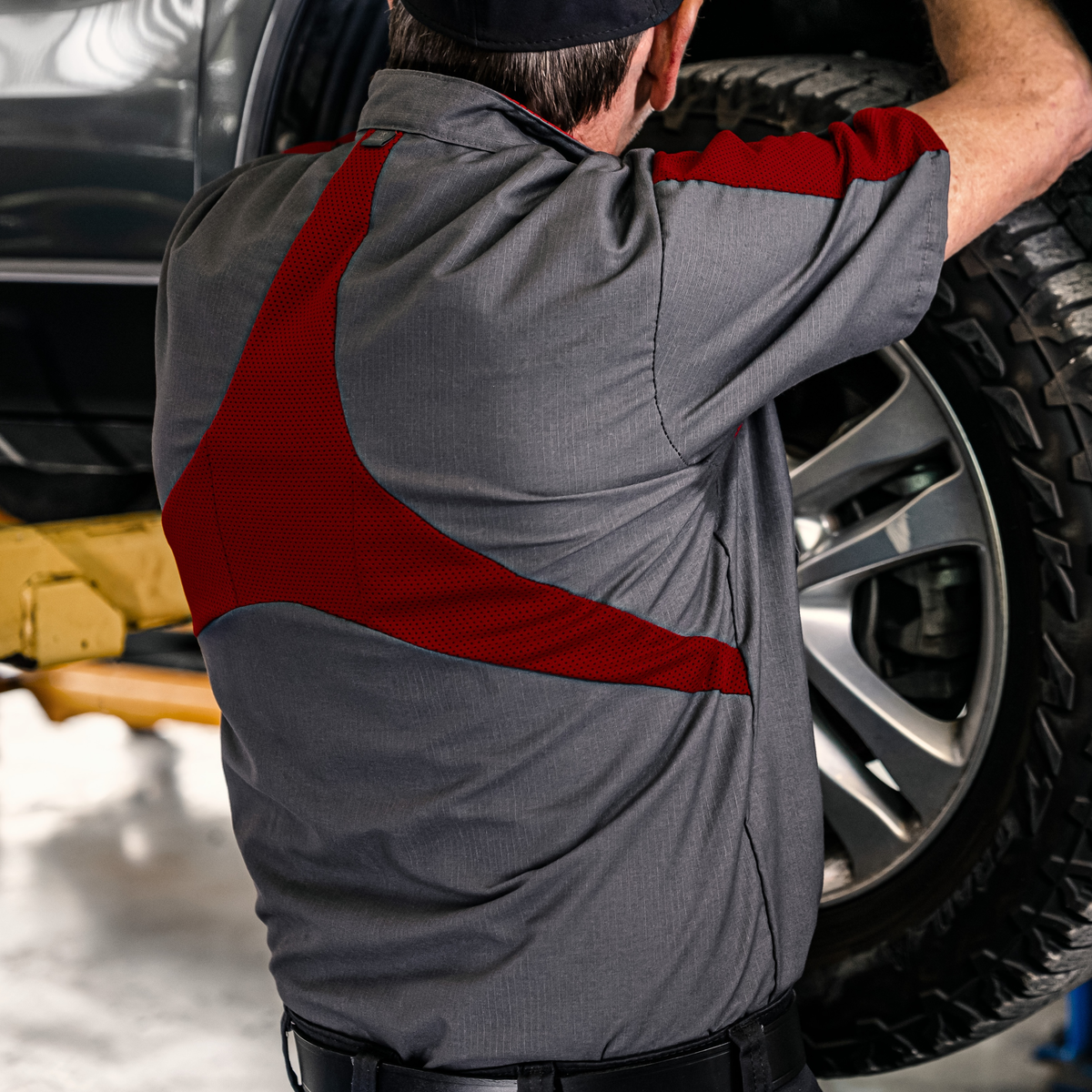 SX46 Short Sleeve Two Tone Pro+ Work Shirt with OilBlok and MIMIX