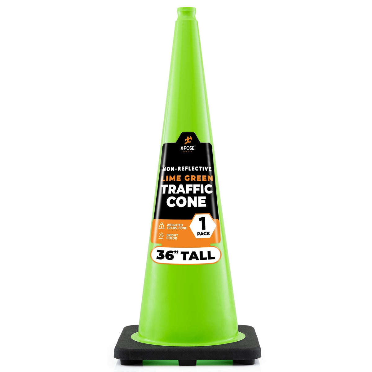 Xpose Safety 36" Lime Traffic Cone