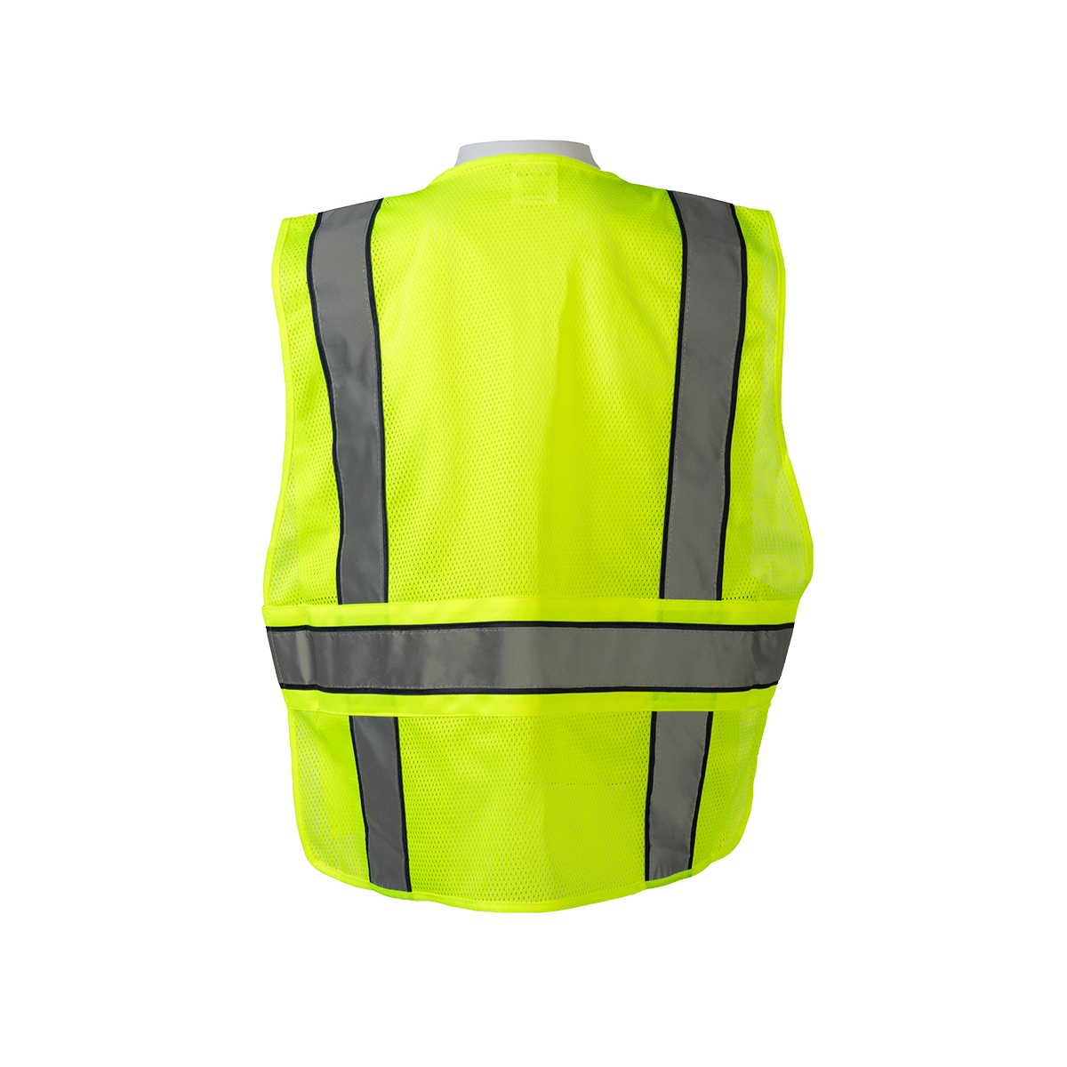 Petra Roc LV2-BPSV ANSI Class 2 Two-Tone Expandable Breakaway Public Safety Vest - Lime/Navy