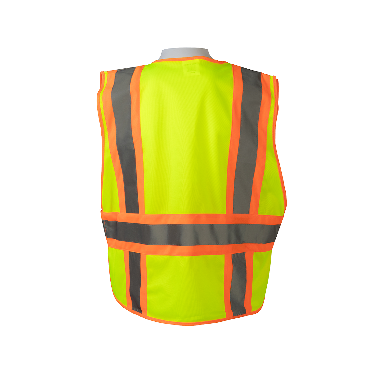 Petra Roc LV2-PSV ANSI Class 2 Expandable Breakaway Public Safety Vest, Solid - Lime/Orange