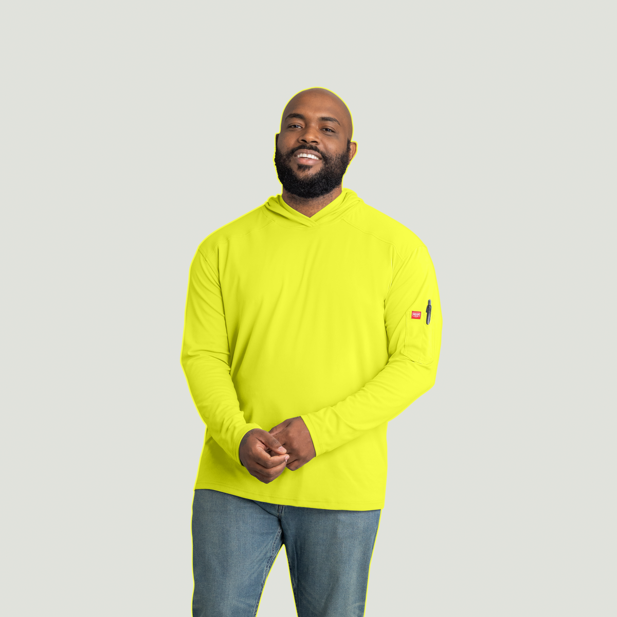 S5HSYE Enhanced Visibility Sun Protection Pullover Hoodie