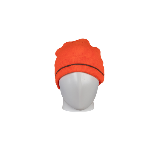 Petra Roc OBE-S1 Safety Beanie Hat with Reflective Stripe - Orange