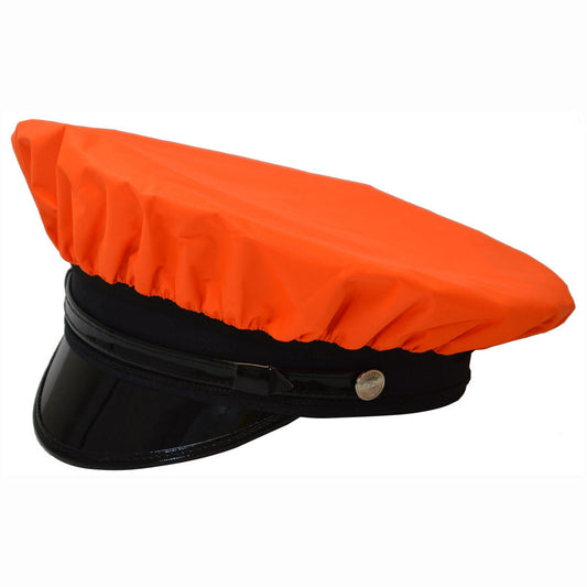 Petra Roc OBRV-CAP Reversible Waterproof Hi-Vis Cover for 8-Point Police Hat - Orange/Black