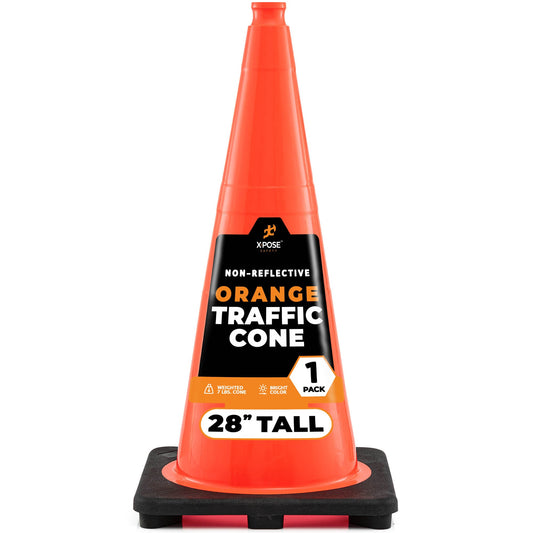 Xpose Safety 28" Orange Traffic Cone, no collar