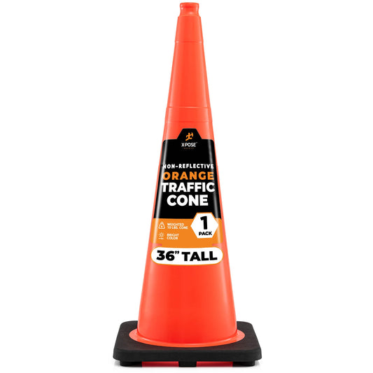 Xpose Safety 36" Orange Traffic Cone, no collar