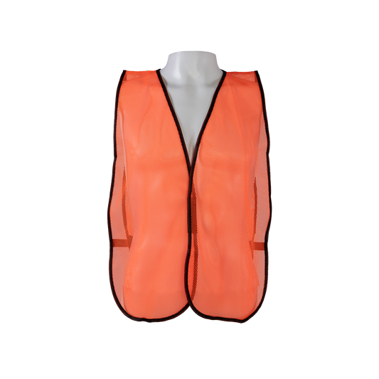 Petra Roc OVM-0 Non-ANSI Mesh Safety Vest, No Reflective Tape - Orange