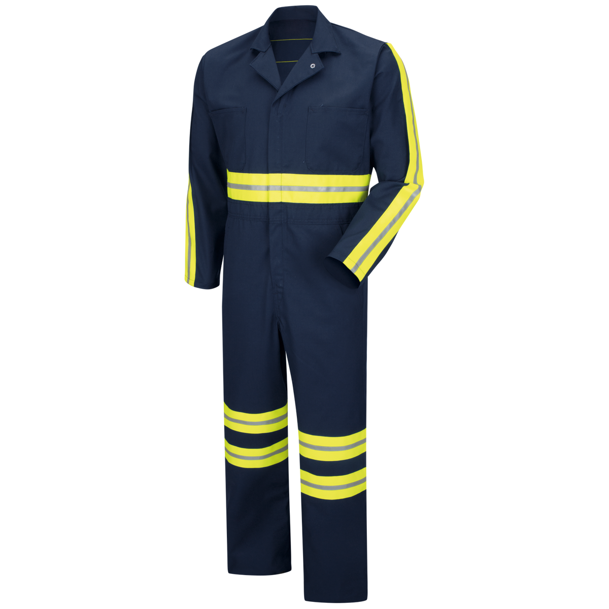 CT10EN Enhanced Visibility Twill Action Back Coverall