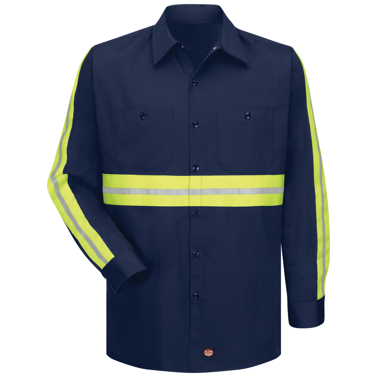 SC30 Long Sleeve Enhanced Visibility Cotton Work Shirt