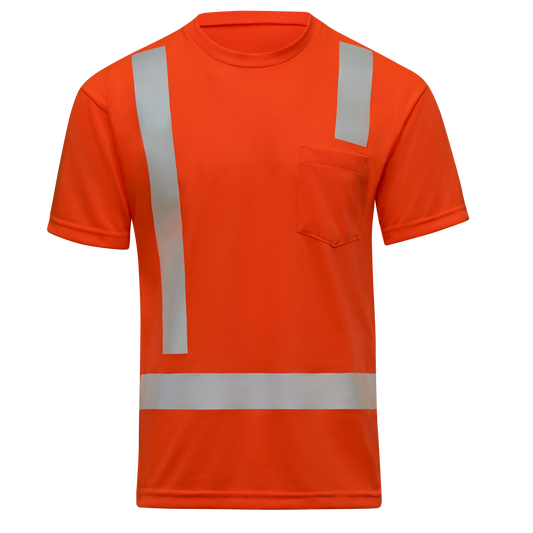 SK07 Hi-Vis Short Sleeve Pocket T-Shirt - Type R Class 2