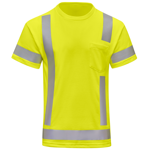 SK09HV Hi-Vis Short Sleeve Pocket T-Shirt - Type R Class 3