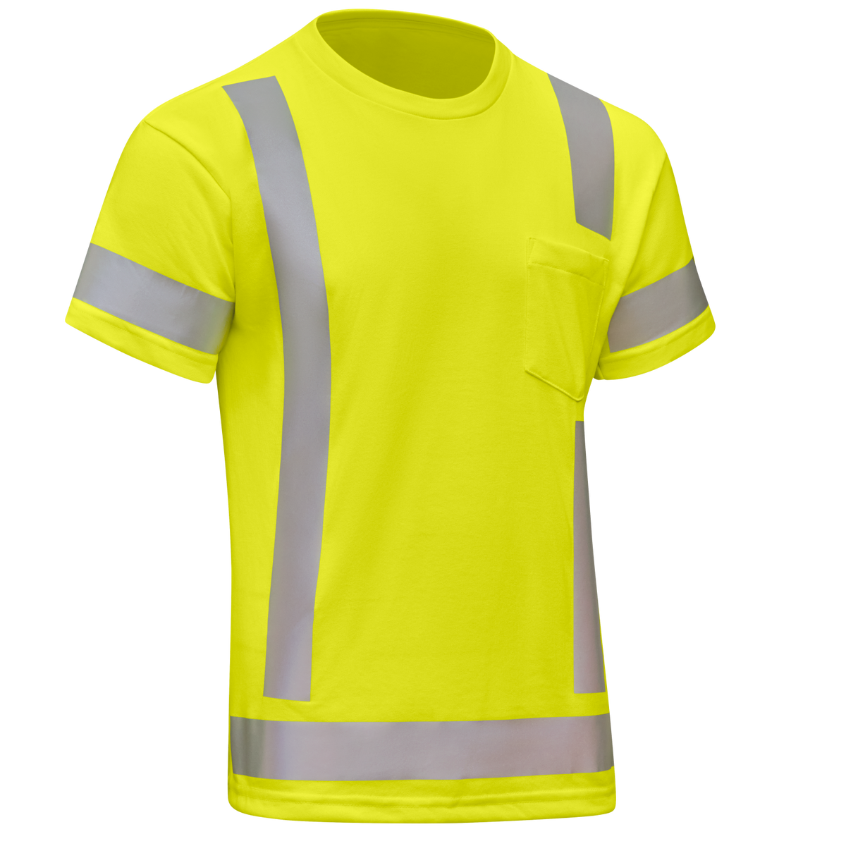 SK09HV Hi-Vis Short Sleeve Pocket T-Shirt - Type R Class 3