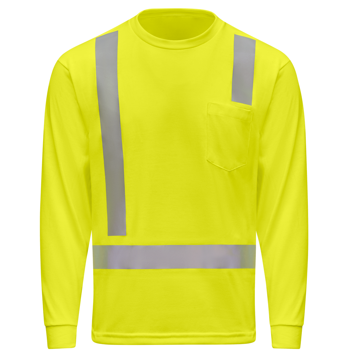 SK17 Hi-Vis Long Sleeve Pocket T-Shirt - Type R Class 2