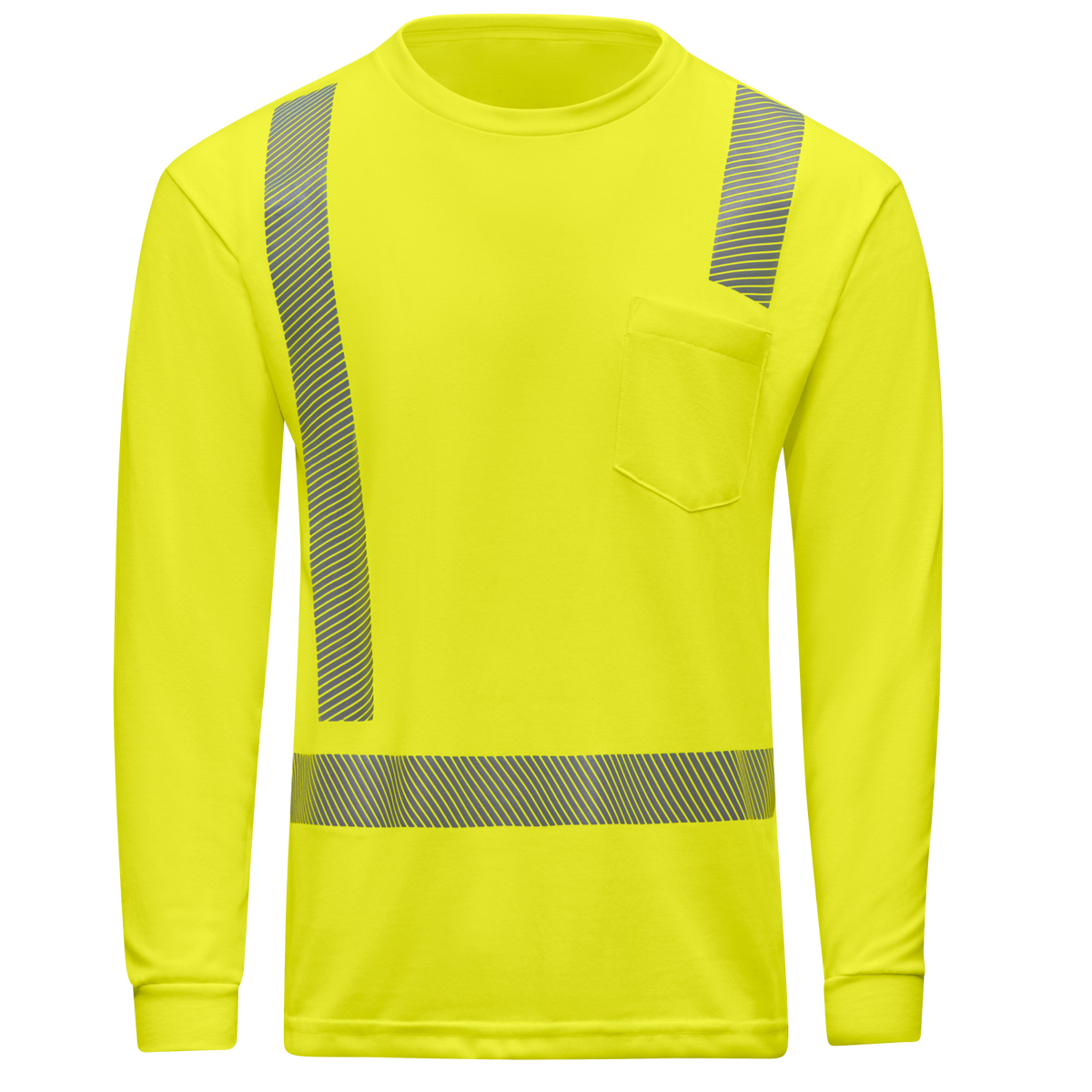 SK29HV Hi-Vis Breathable Long Sleeve Pocket T-Shirt - Type R Class 2