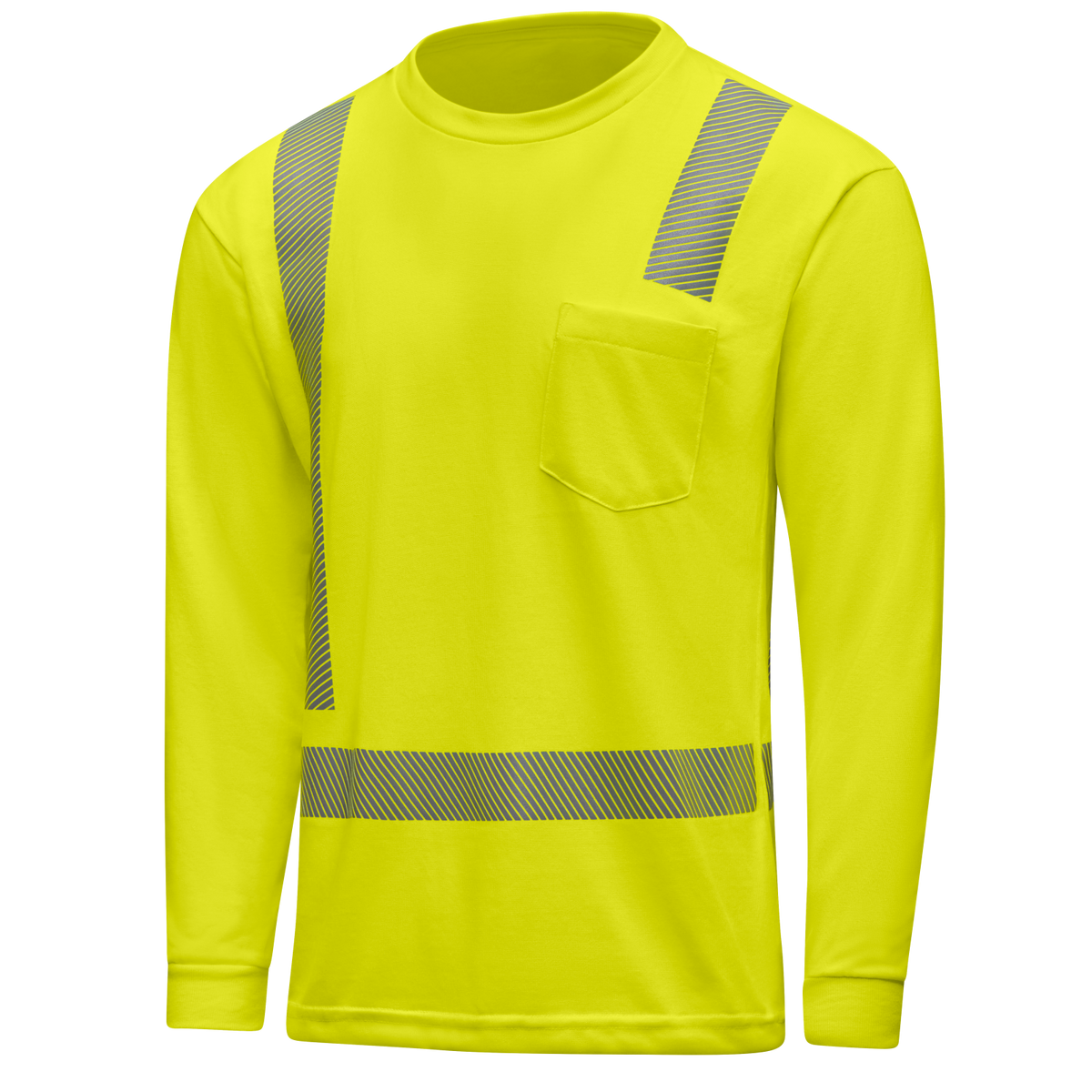 SK29HV Hi-Vis Breathable Long Sleeve Pocket T-Shirt - Type R Class 2