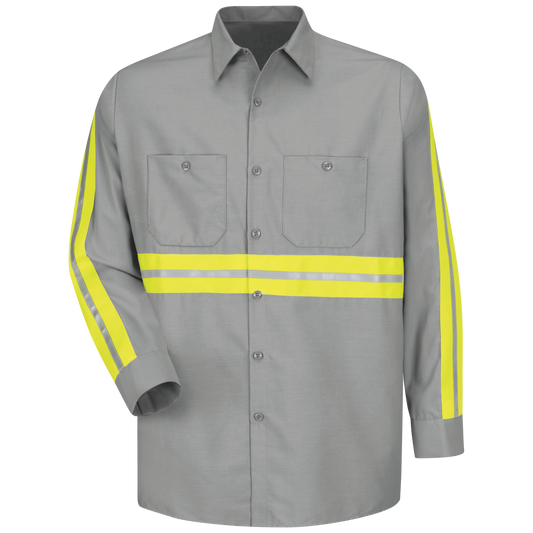 SP14 Long Sleeve Enhanced Visibility Industrial Work Shirt