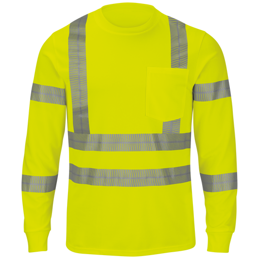 SVY3AB Long Sleeve Hi-Vis T-Shirt - Type R Class 3