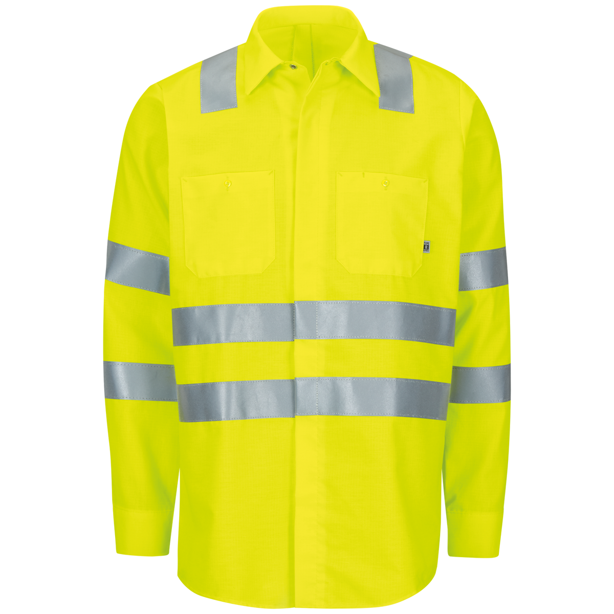 SX14AB Long Sleeve Hi-Vis Ripstop Work Shirt with MIMIX + OilBlok - Type R Class 3