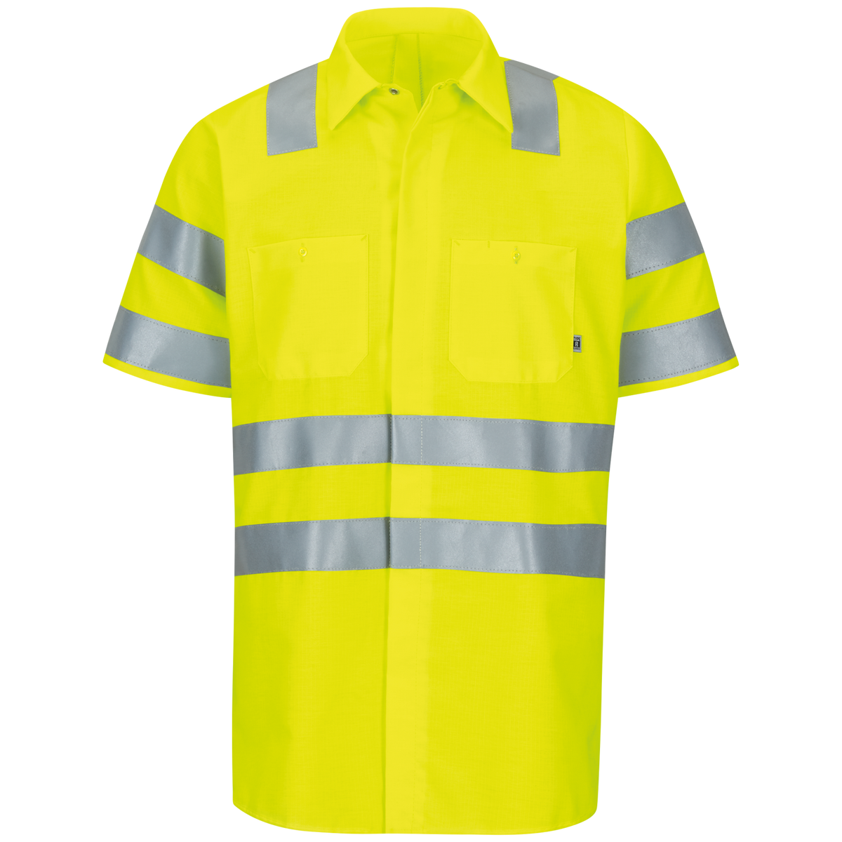SX24AB Short Sleeve Hi-Vis Ripstop Work Shirt with MIMIX + OilBlok - Type R Class 3