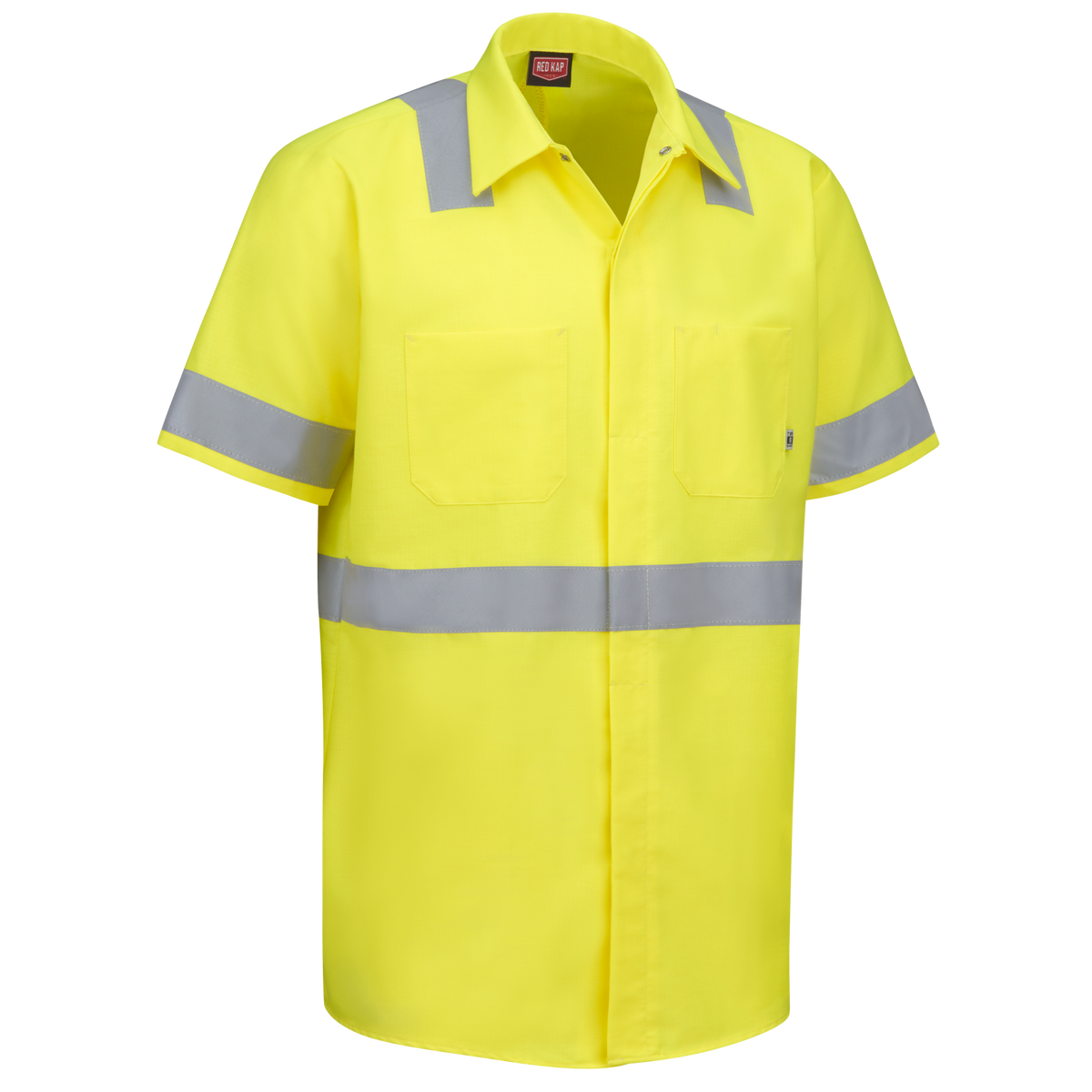 SX24HV Short Sleeve Hi-Vis Ripstop Work Shirt with MIMIX + OilBlok - Type R Class 2