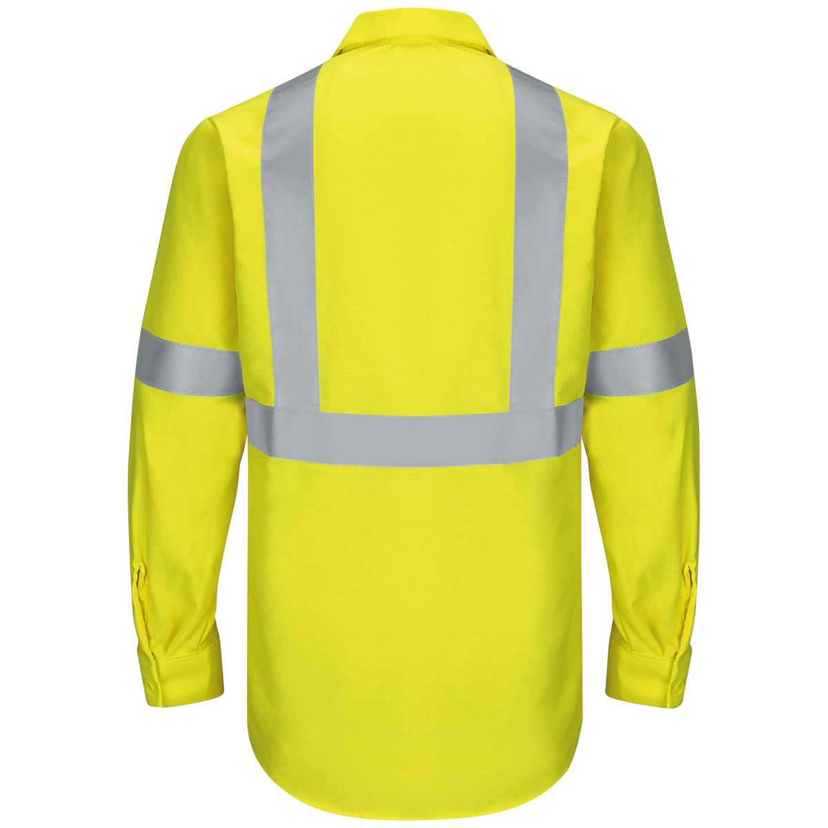 SY14HV Hi-Vis Long Sleeve Ripstop Work Shirt - Type R Class 2