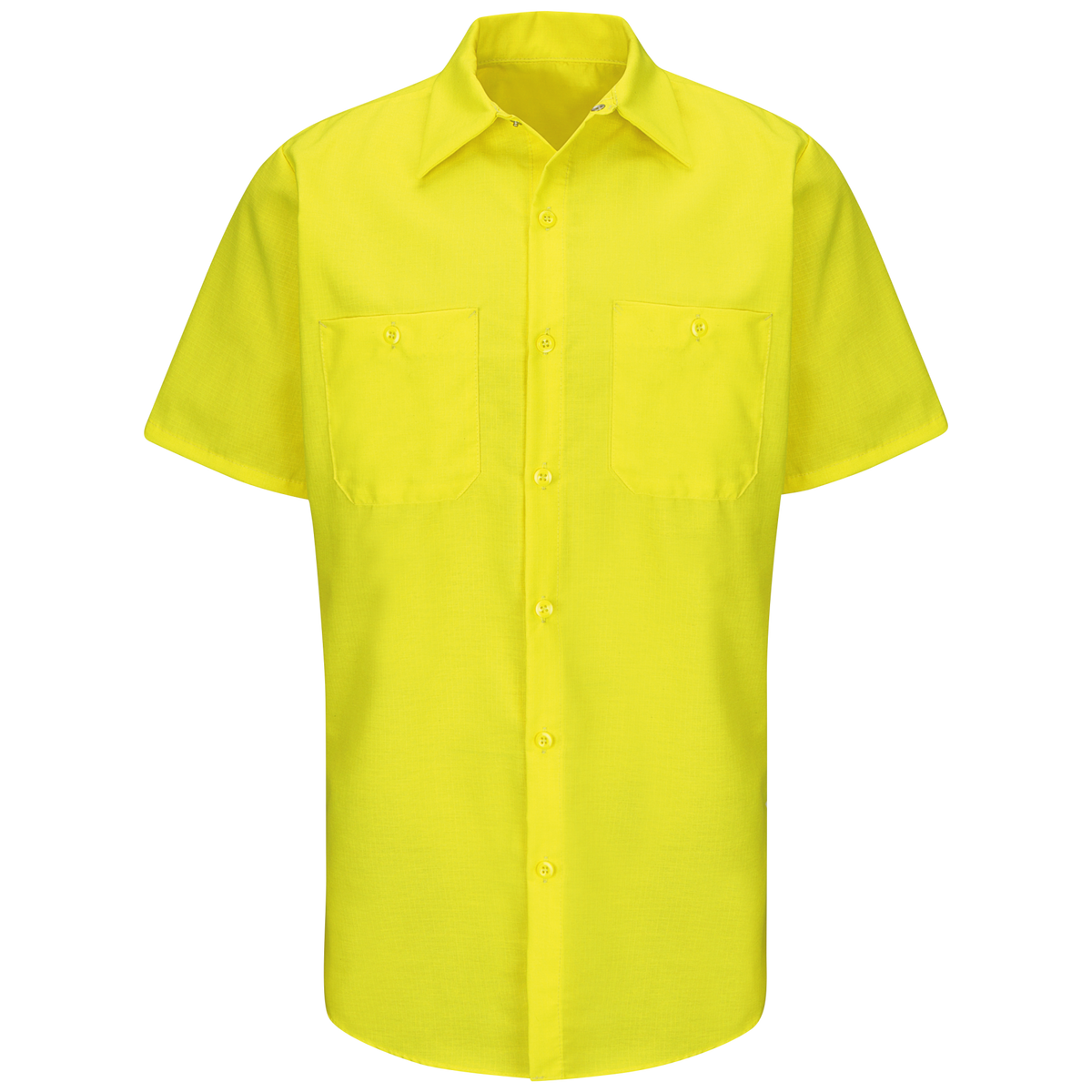 SY24YE Short Sleeve Enhanced Visibility Ripstop Work Shirt