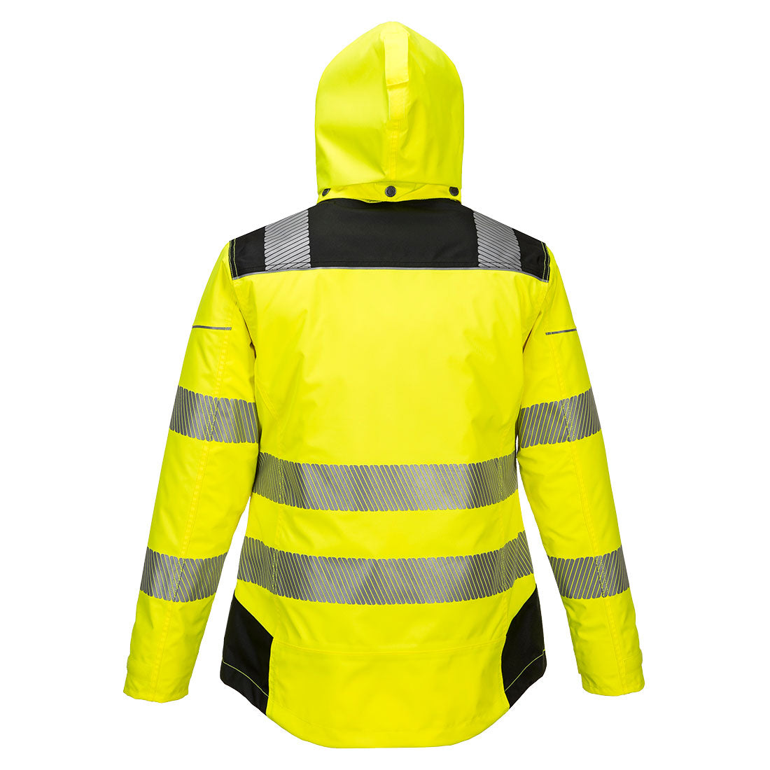 Portwest PW382 PW3 Hi-Vis Women's Winter Jacket - Yellow/Black, back