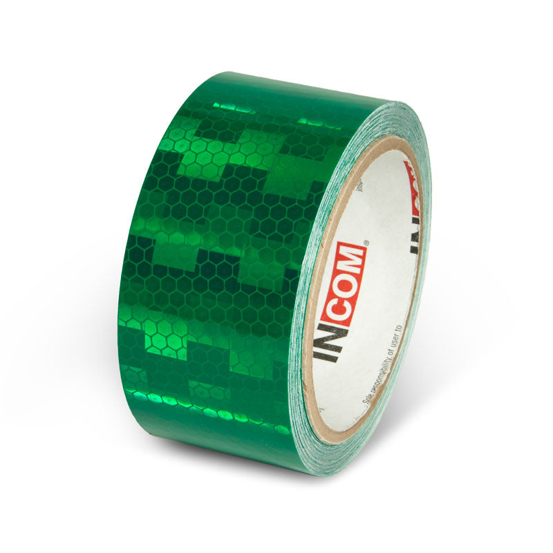 INCOM Prismatic Solid Color Tape Green 2 in