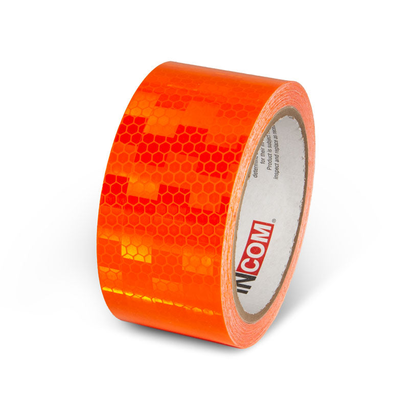 INCOM Prismatic Solid Color Tape Orange 2 in