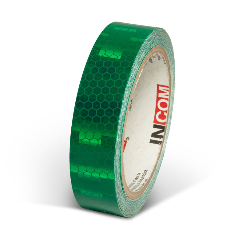 INCOM Prismatic Solid Color Tape Green 1 in