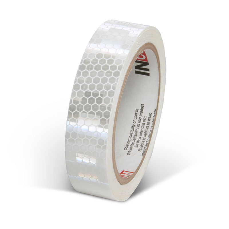 INCOM Prismatic Solid Color Tape White 1 in