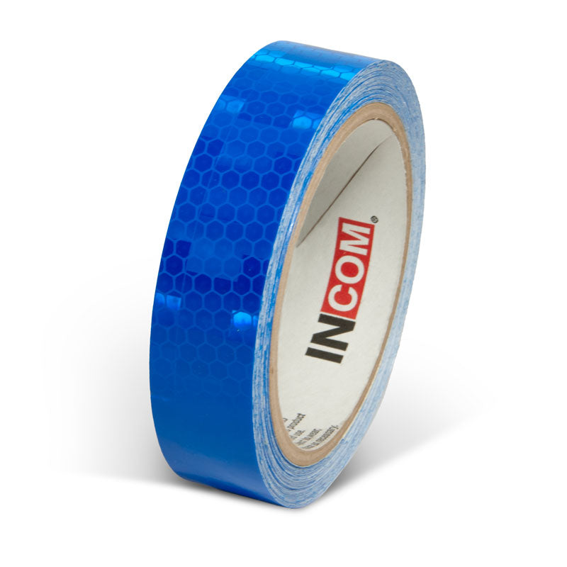 INCOM Prismatic Solid Color Tape Blue 1 in