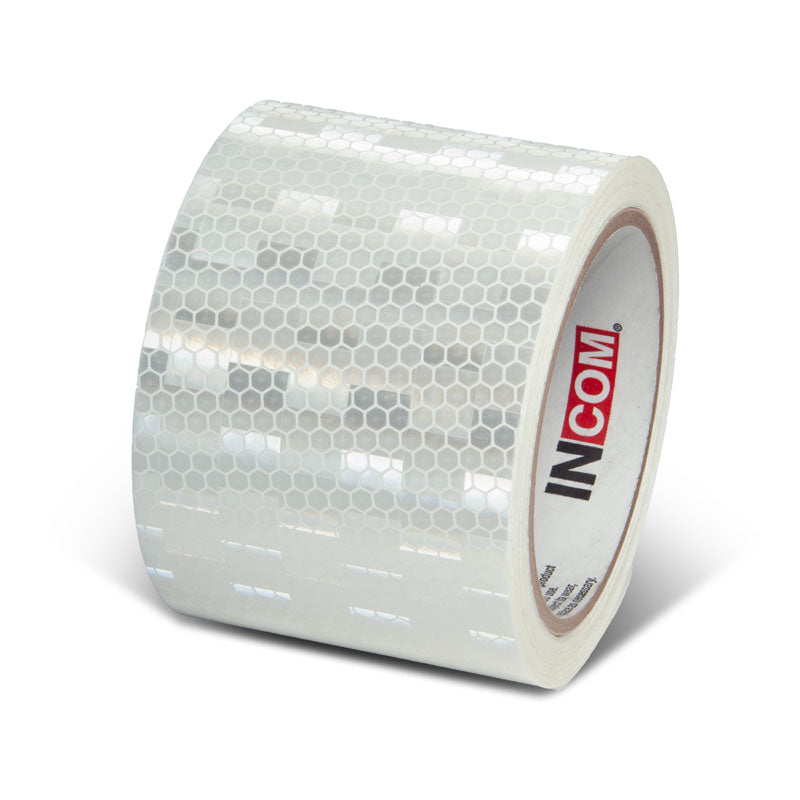 INCOM Prismatic Solid Color Tape White 3 in