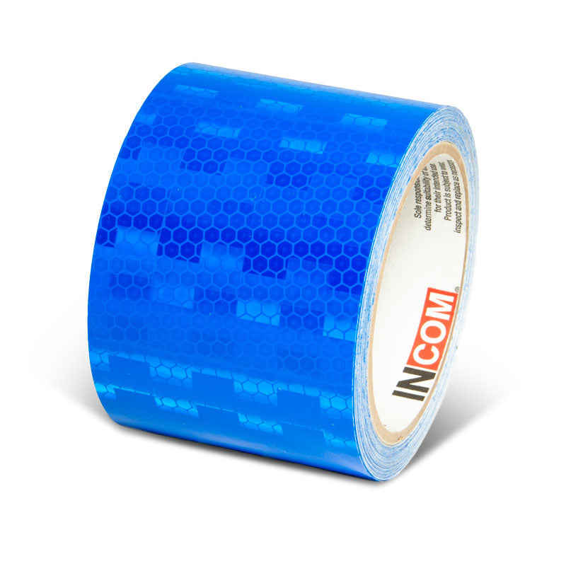 INCOM Prismatic Solid Color Tape Blue 3 in
