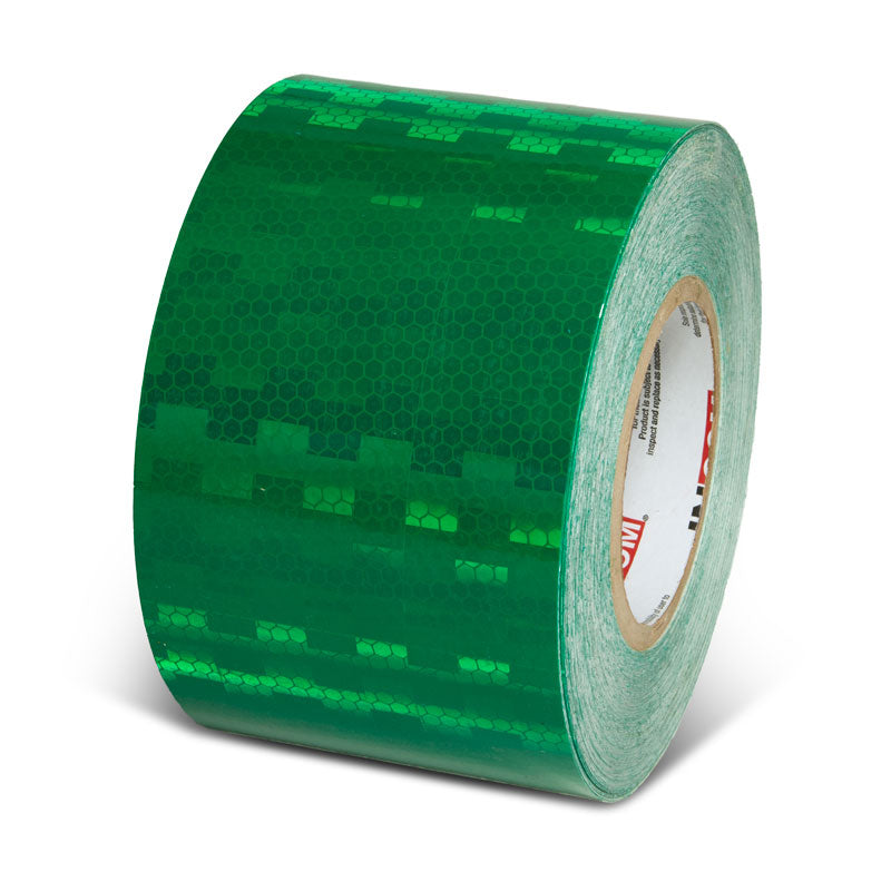 INCOM Prismatic Solid Color Tape 150 ft Green 4 in