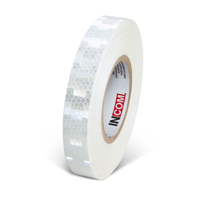INCOM Prismatic Solid Color Tape 150 ft White 1 in