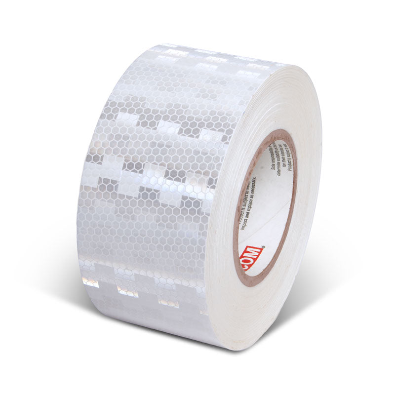 INCOM Prismatic Solid Color Tape 150 ft White 3 in