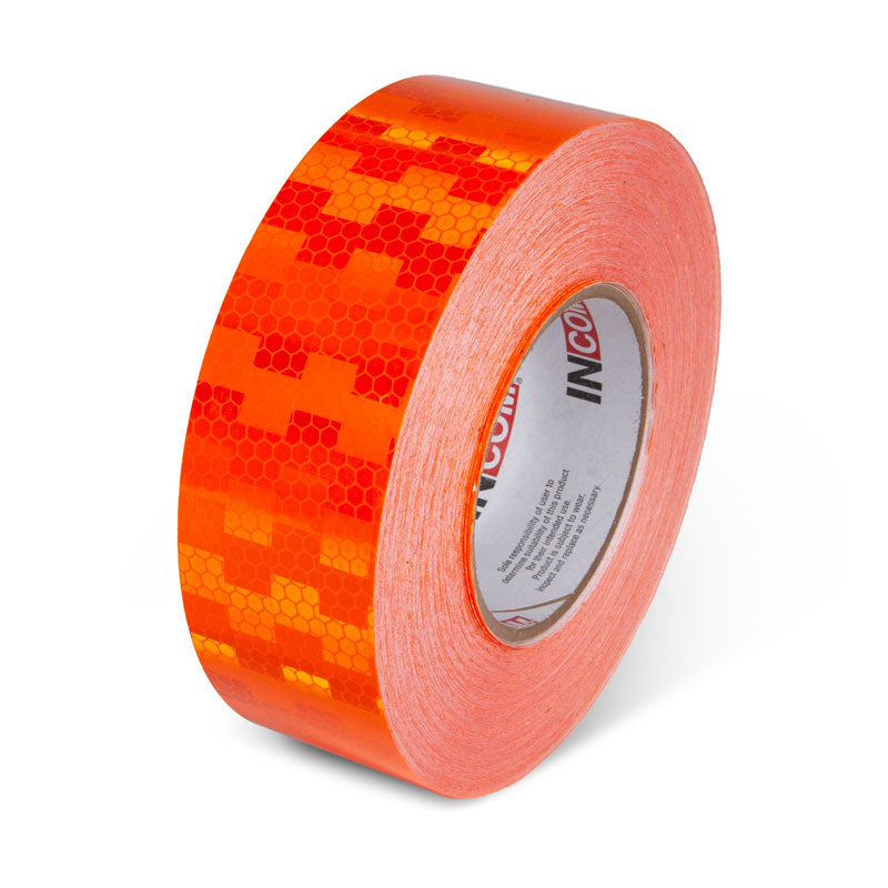 INCOM Prismatic Solid Color Tape 150 ft Orange 2 in