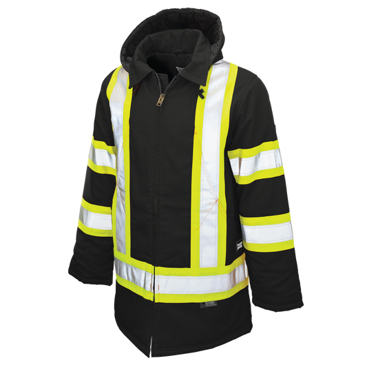 Tough Duck S157 Duck Safety Parka Black