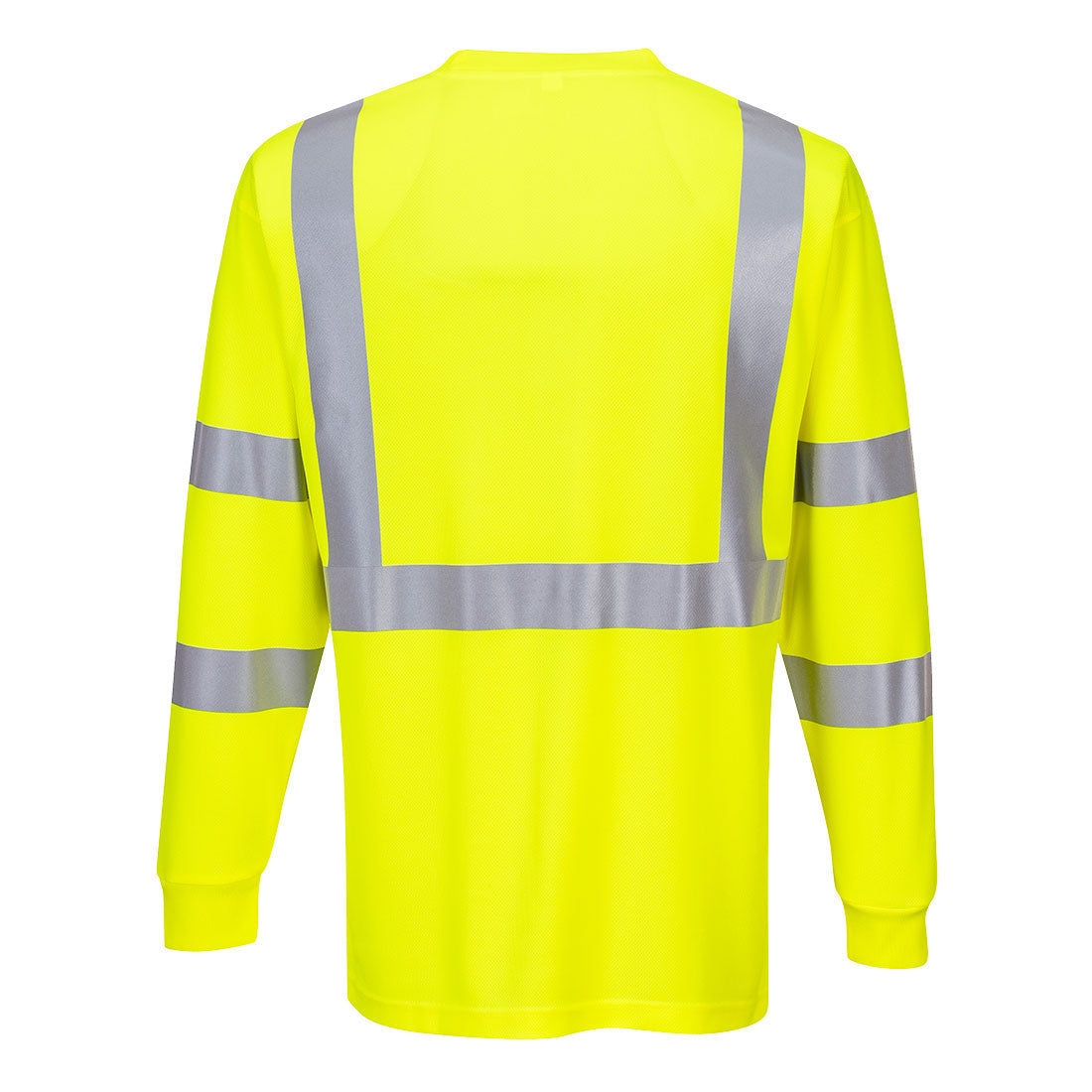 Portwest S192 Hi-Vis Pocket T-Shirt L/S - Yellow, back