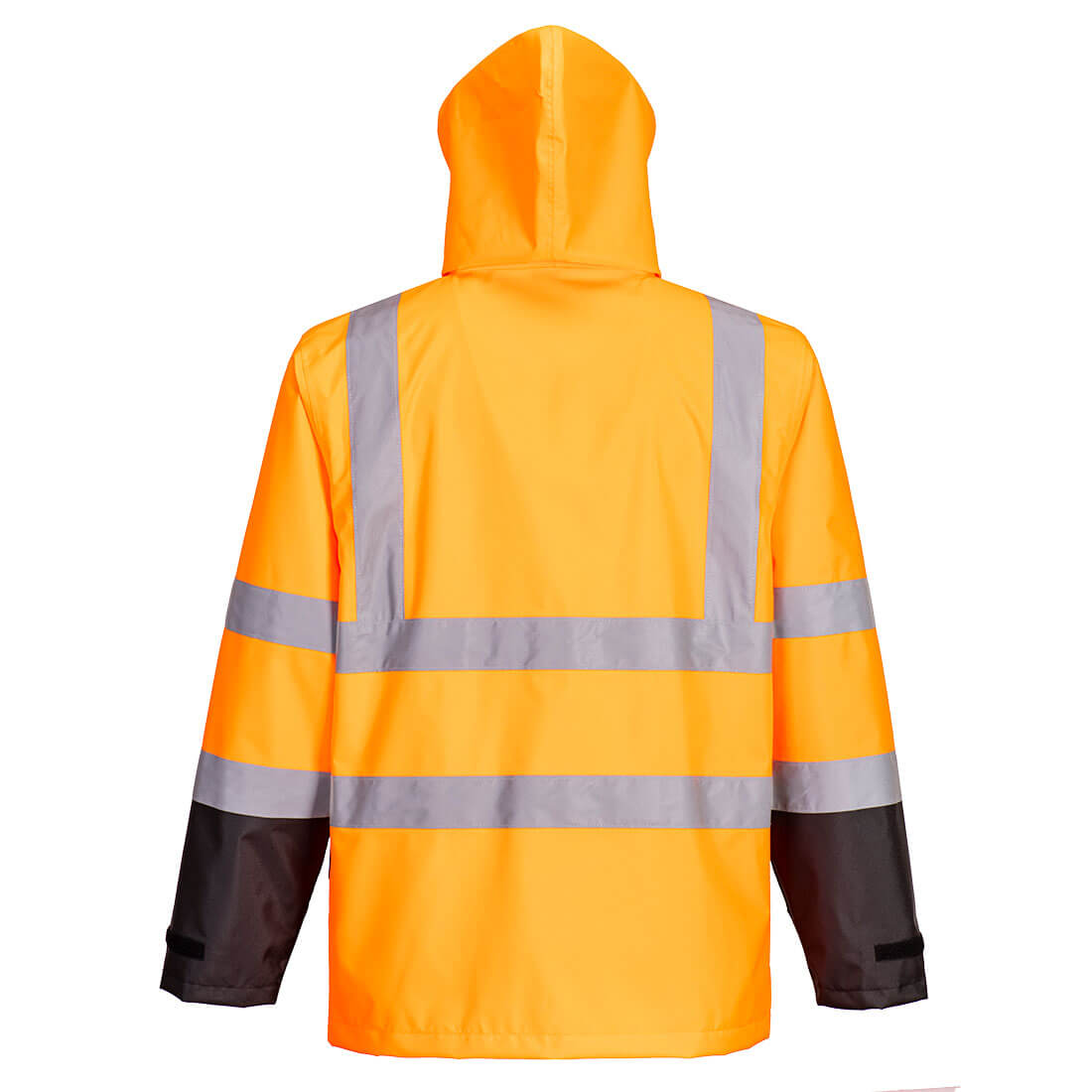 Portwest S362 Hi Vis 3-in-1 Contrast Jacket - Orange/Black, back