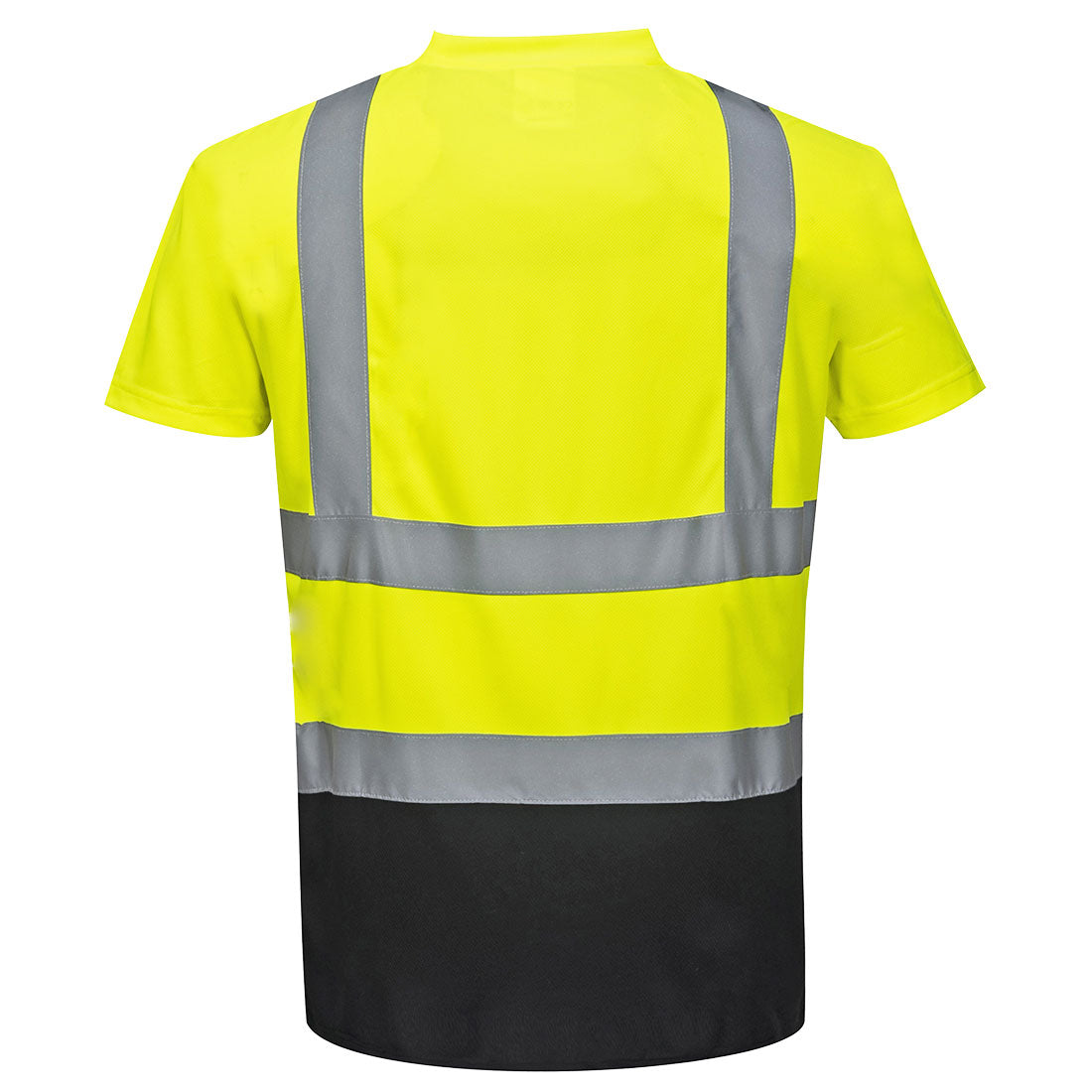 Portwest S378 Hi-Vis Contrast T-Shirt S/S - Yellow/Black, back