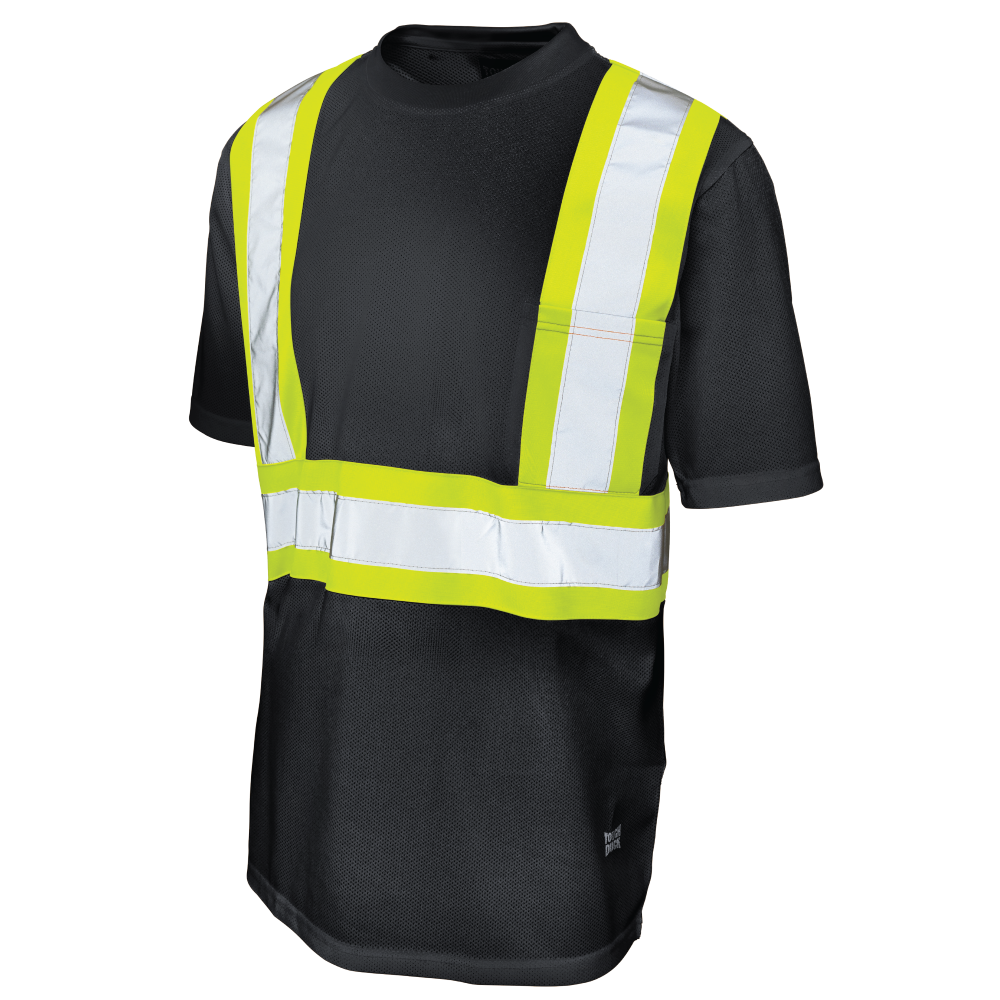 Tough Duck S392 Micro Mesh Short-Sleeve Safety T-Shirt with Pocket
