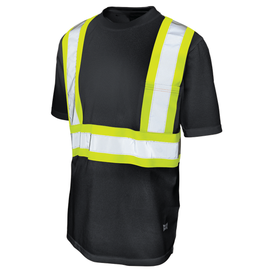 Tough Duck S392 Micro Mesh Short-Sleeve Safety T-Shirt with Pocket