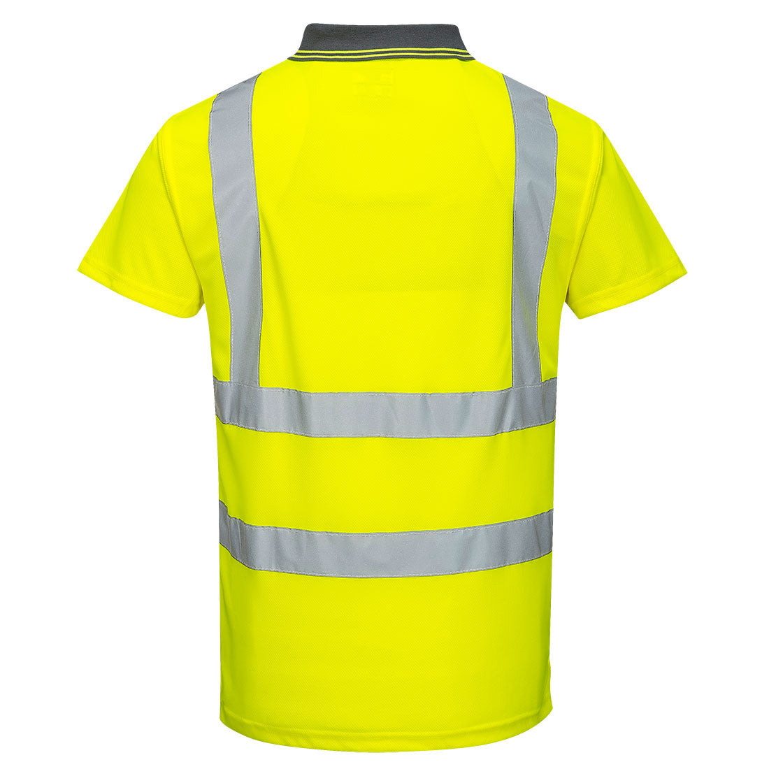 Portwest S477 Hi-Vis Polo Shirt S/S - Yellow, back